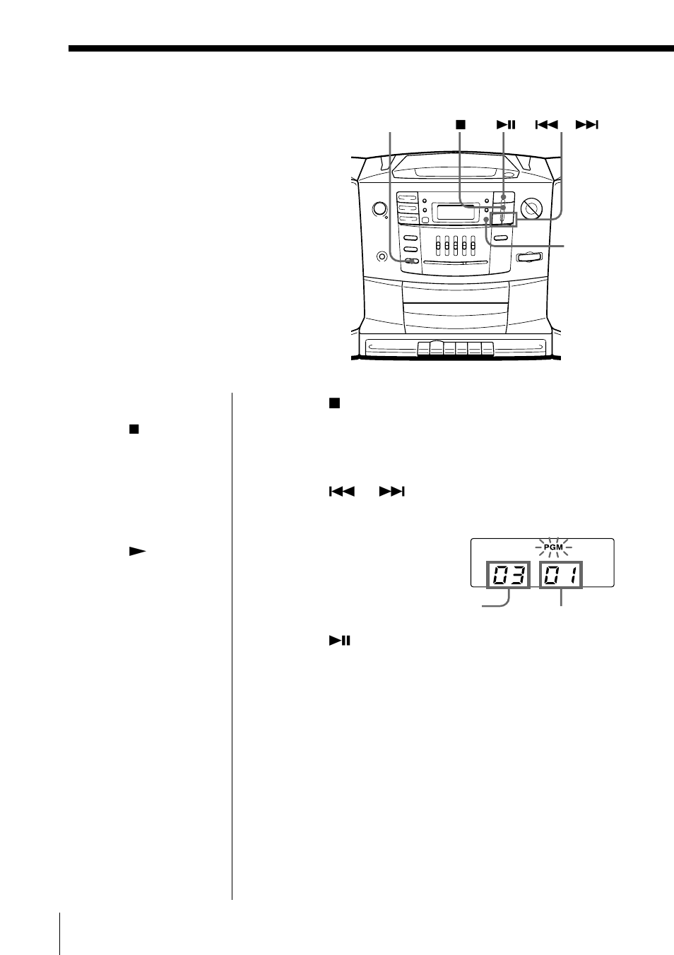 Creating your own program | Sony CFD-Z550 User Manual | Page 16 / 36