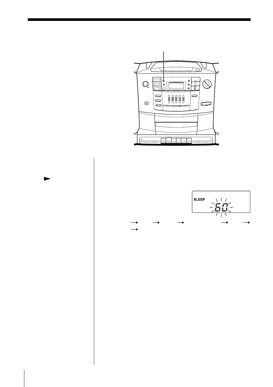 Falling asleep to music | Sony CFD-Z550 User Manual | Page 22 / 36