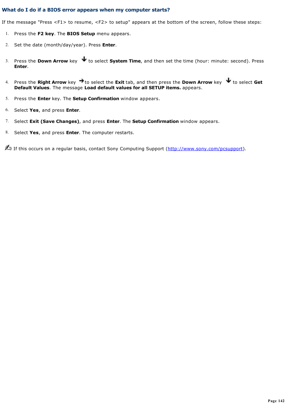 Sony VGN-T150 User Manual | Page 142 / 220