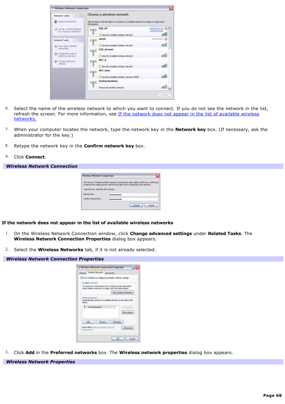 Sony VGN-T150 User Manual | Page 68 / 220