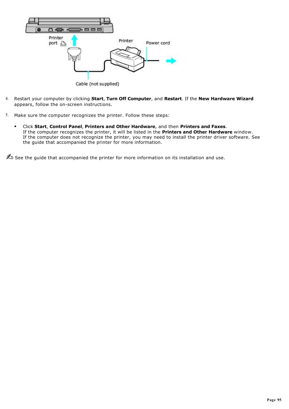 Sony VGN-T150 User Manual | Page 95 / 220