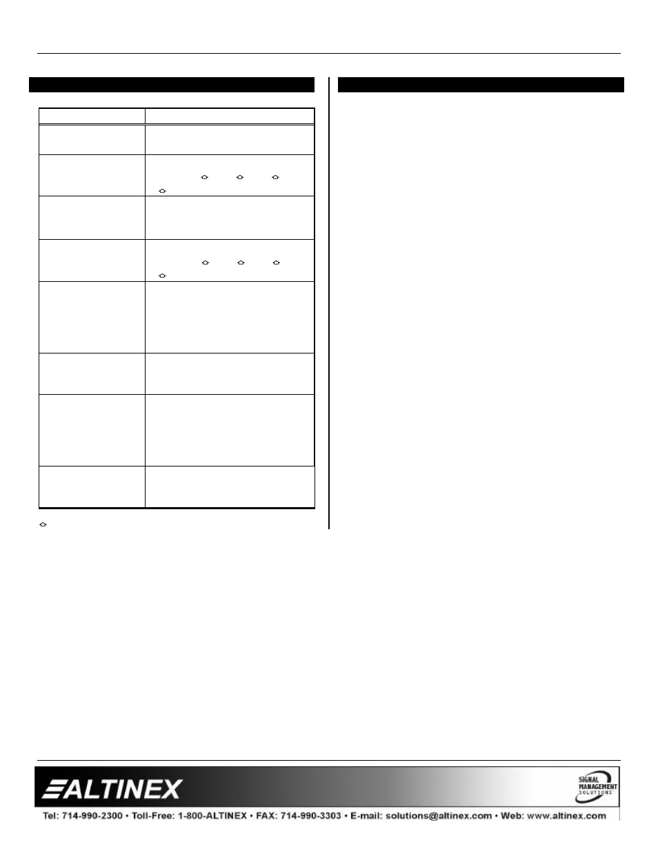 Accessories | Altinex Tilt `N Plug Interconnect Box TNP100UK User Manual | Page 12 / 13