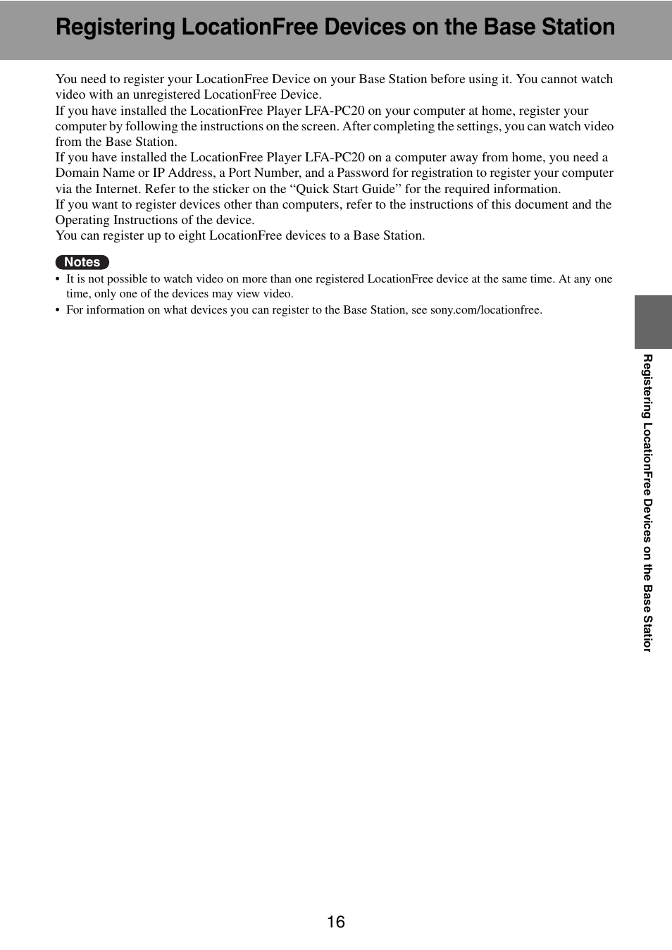 Sony LF-B10 User Manual | Page 16 / 73