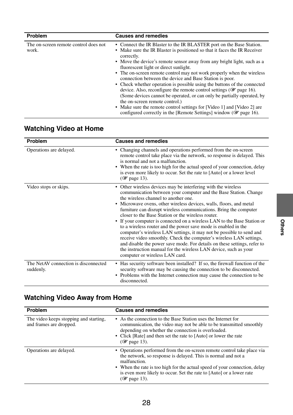 Watching video at home, From home | Sony LF-B10 User Manual | Page 68 / 73