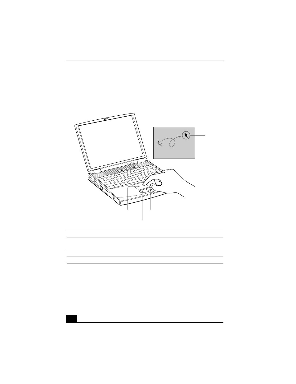 Using the touchpad | Sony PCG-F650 User Manual | Page 37 / 121