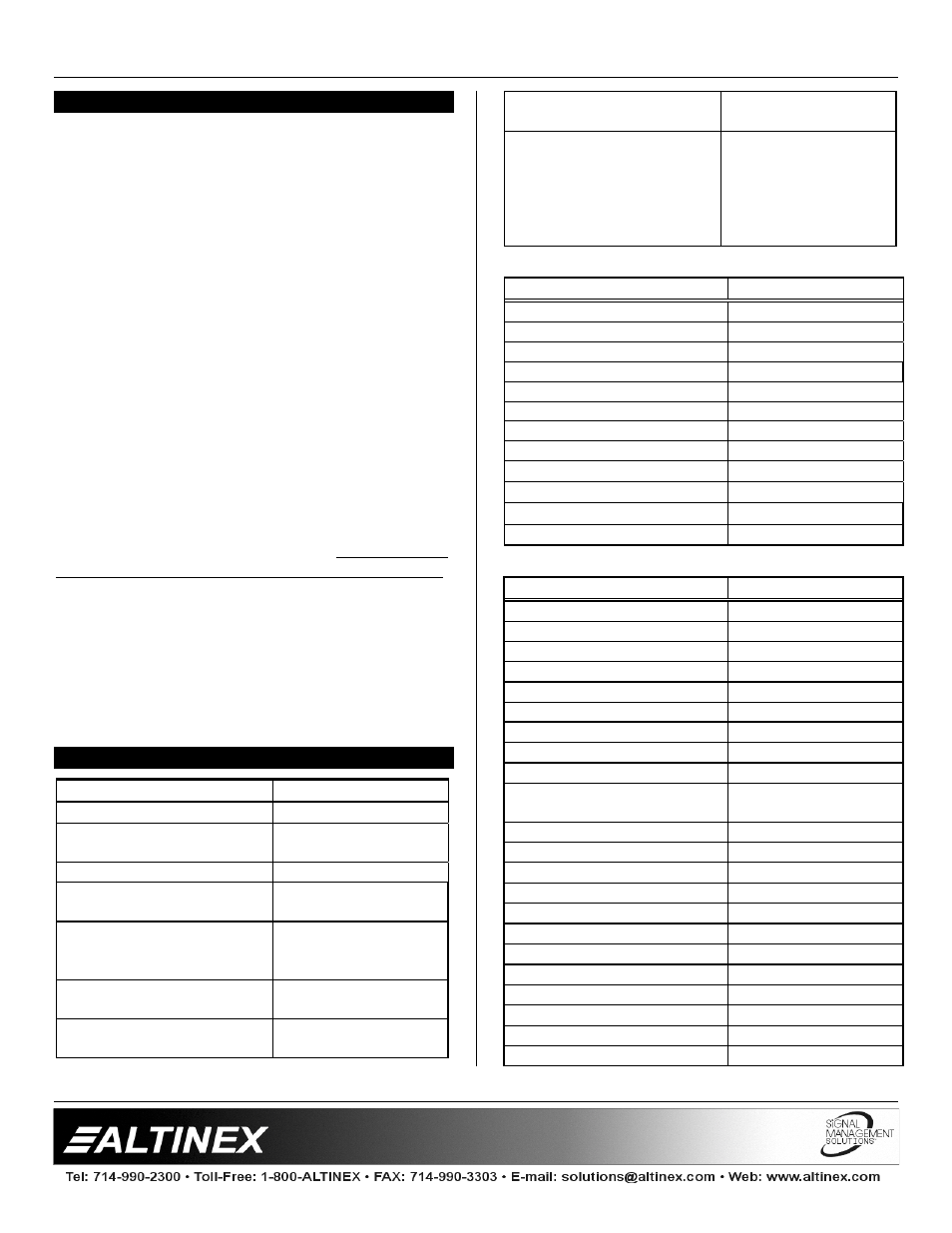 Va6831fc description, Computer video input, Interfaces | Altinex VA6831FC User Manual | Page 4 / 12
