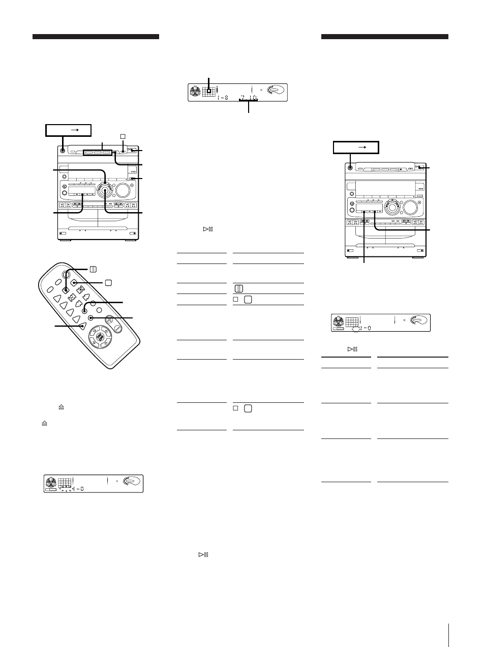 Playing tracks repeatedly (repeat play) | Sony MHC-771 User Manual | Page 10 / 32