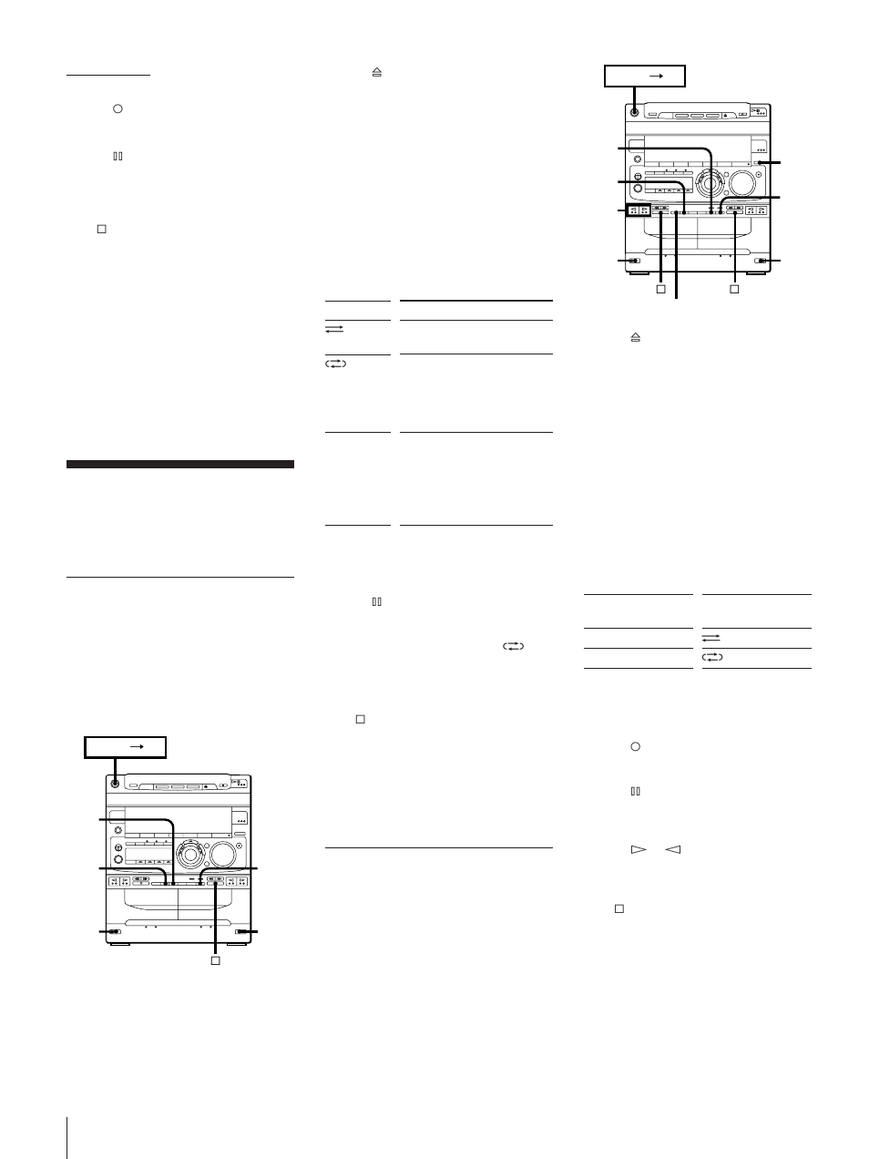 Recording from another tape (dubbing) | Sony MHC-771 User Manual | Page 19 / 32