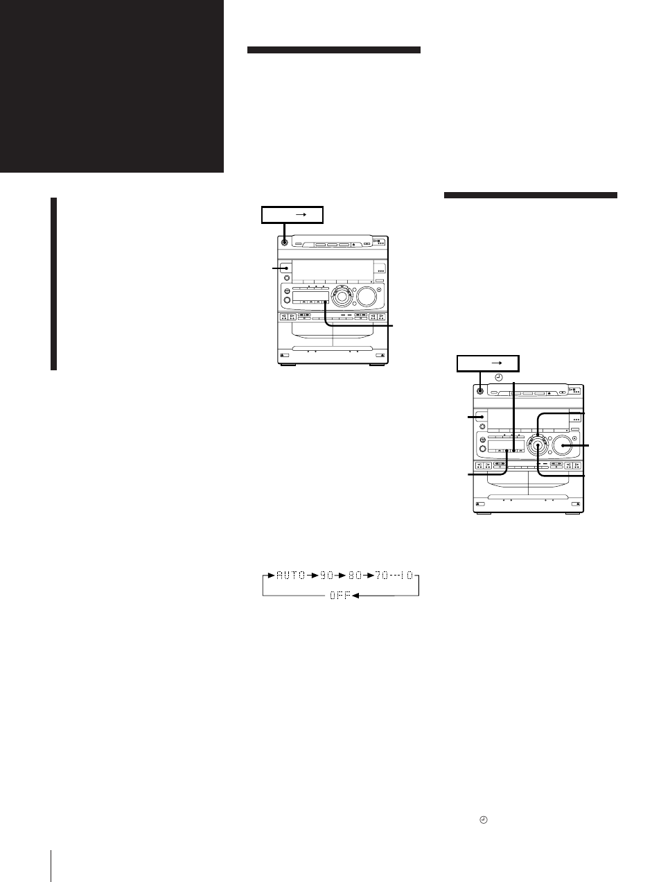 Additional features, Chapter 6, 22 falling asleep to music | Waking up to music | Sony MHC-771 User Manual | Page 23 / 32