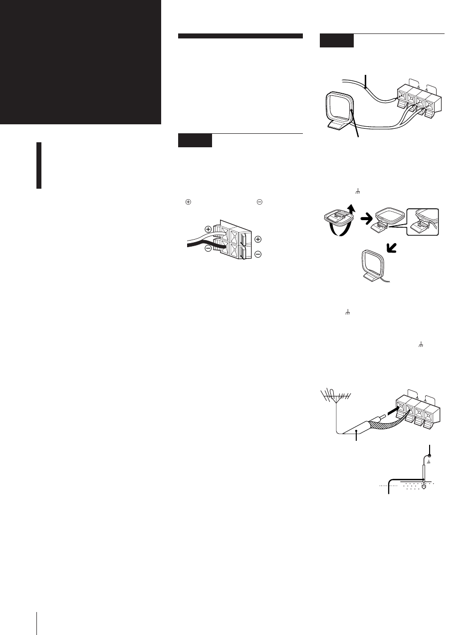 Setting up, Chapter 1, Connecting the stereo | Sony MHC-771 User Manual | Page 5 / 32