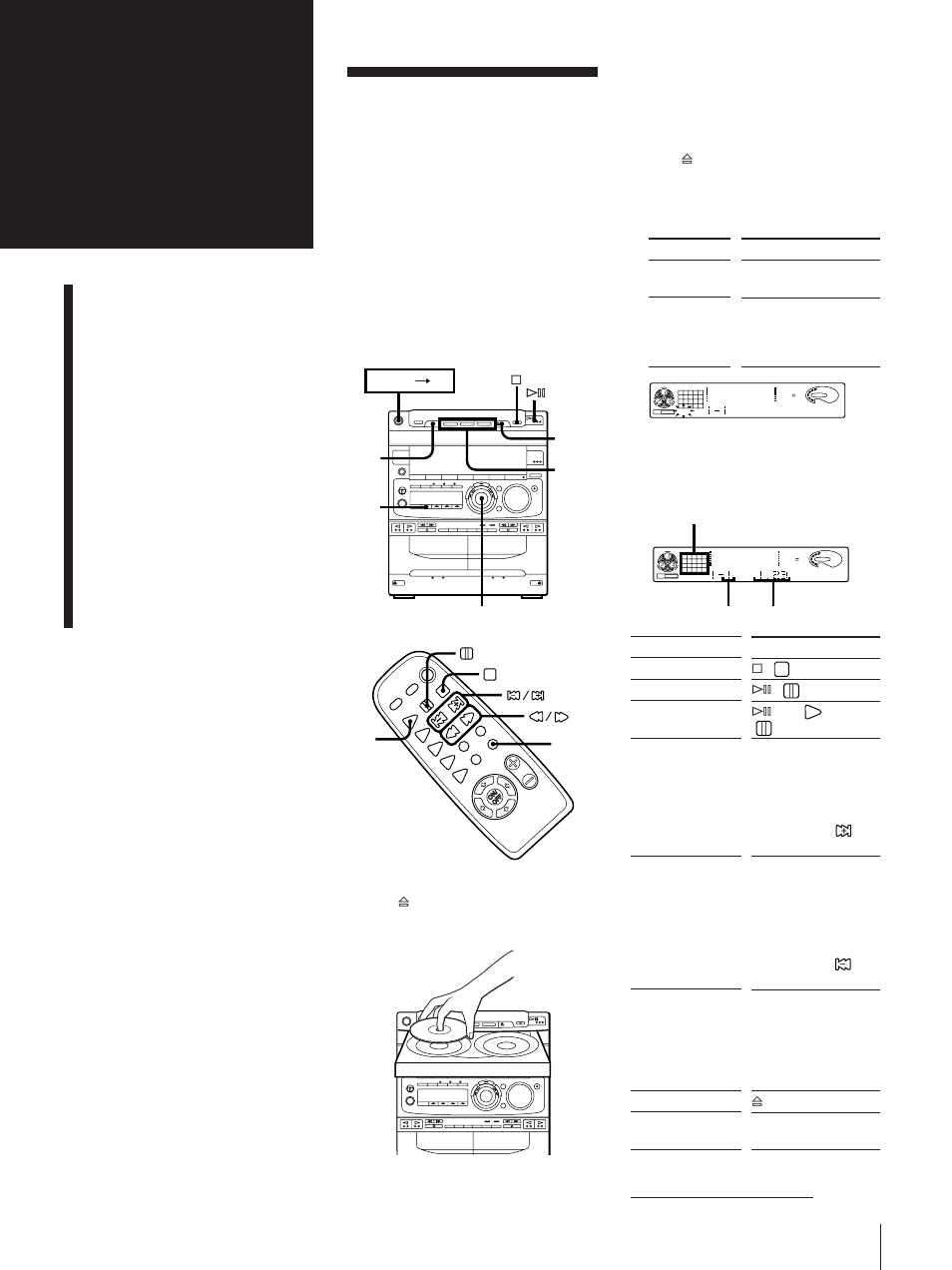 The cd player, Chapter 2, 7playing cds (normal play) | Continue to next page | Sony MHC-771 User Manual | Page 8 / 32