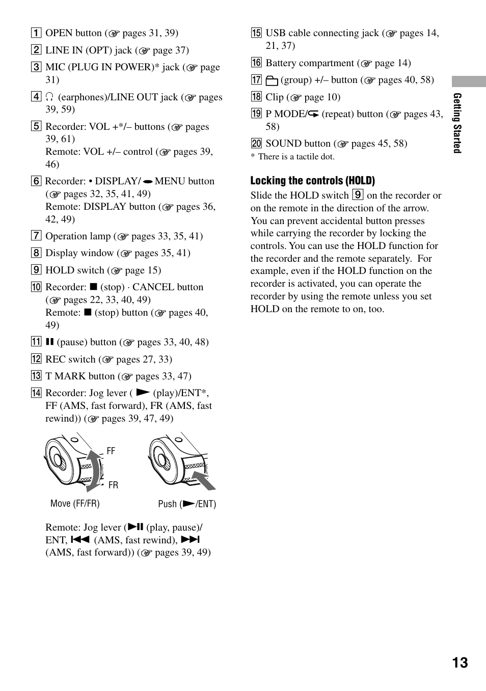 Sony MZ-RH1 User Manual | Page 13 / 88
