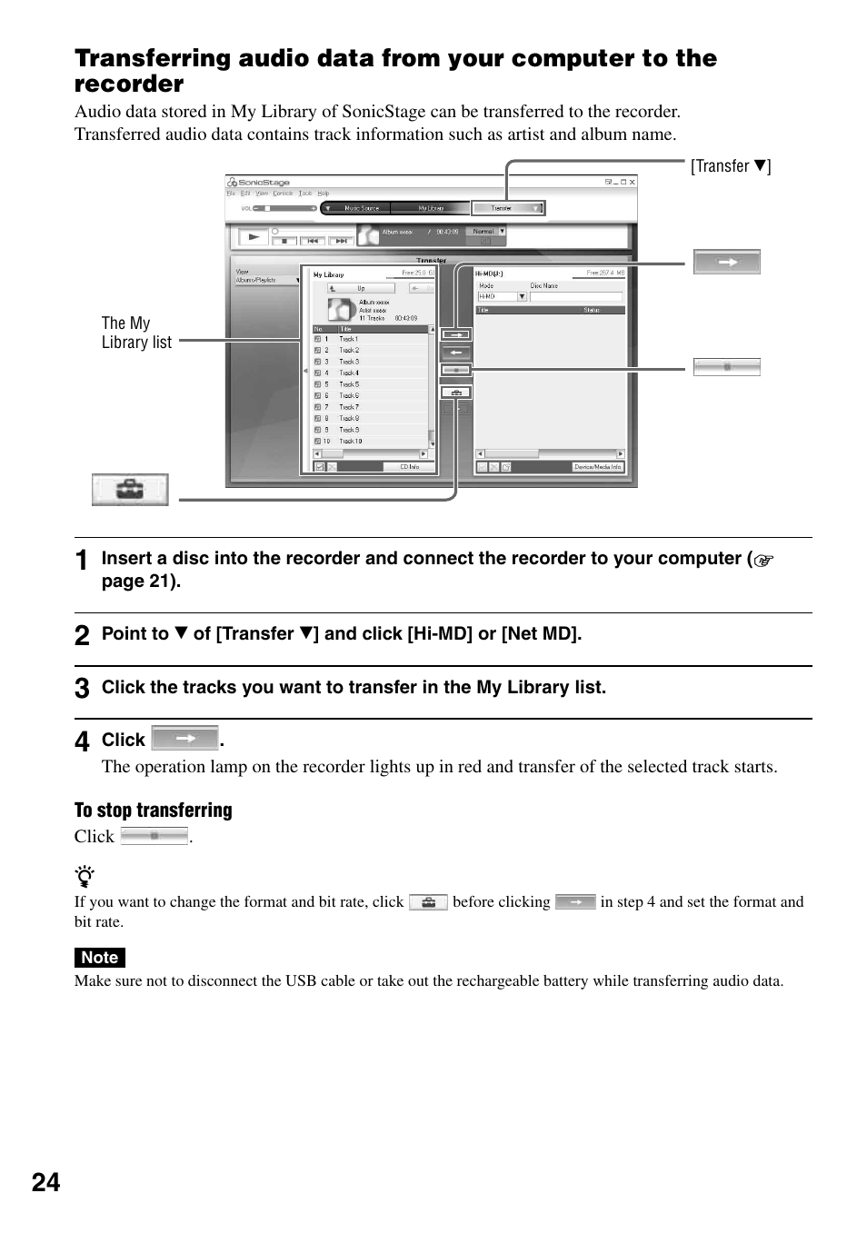 Sony MZ-RH1 User Manual | Page 24 / 88