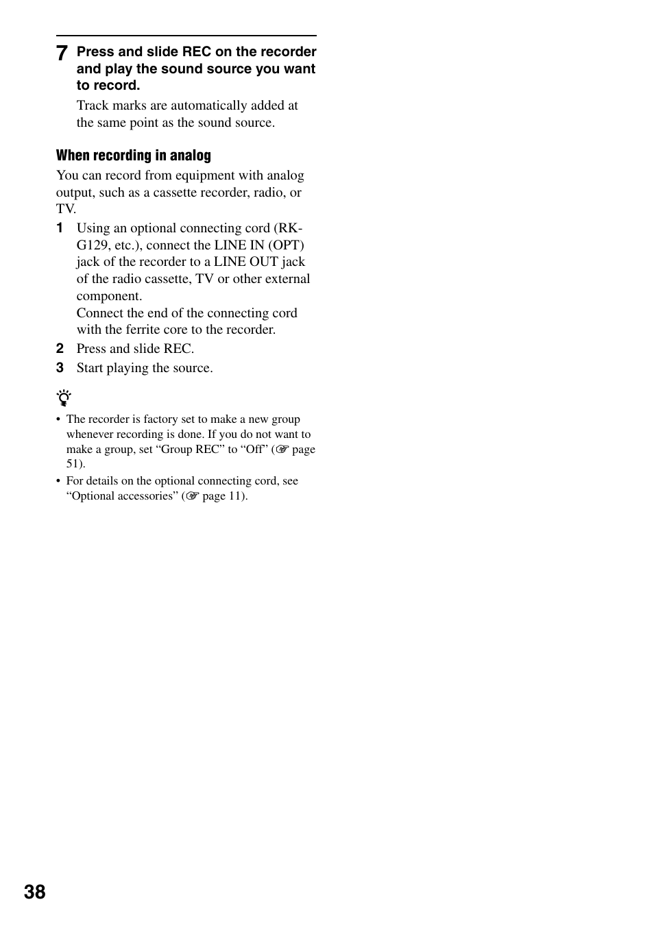 Sony MZ-RH1 User Manual | Page 38 / 88