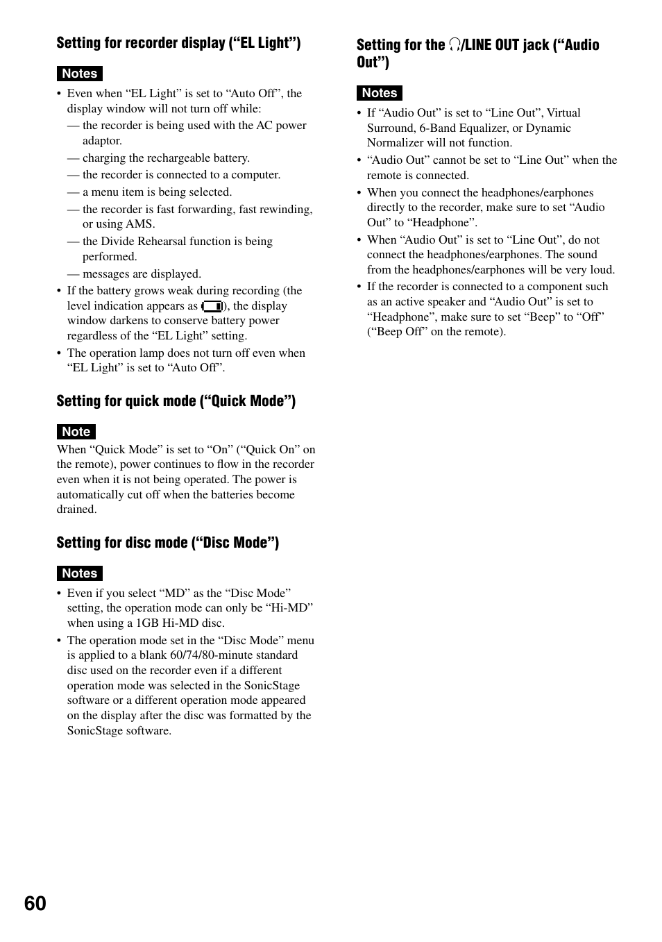 Sony MZ-RH1 User Manual | Page 60 / 88