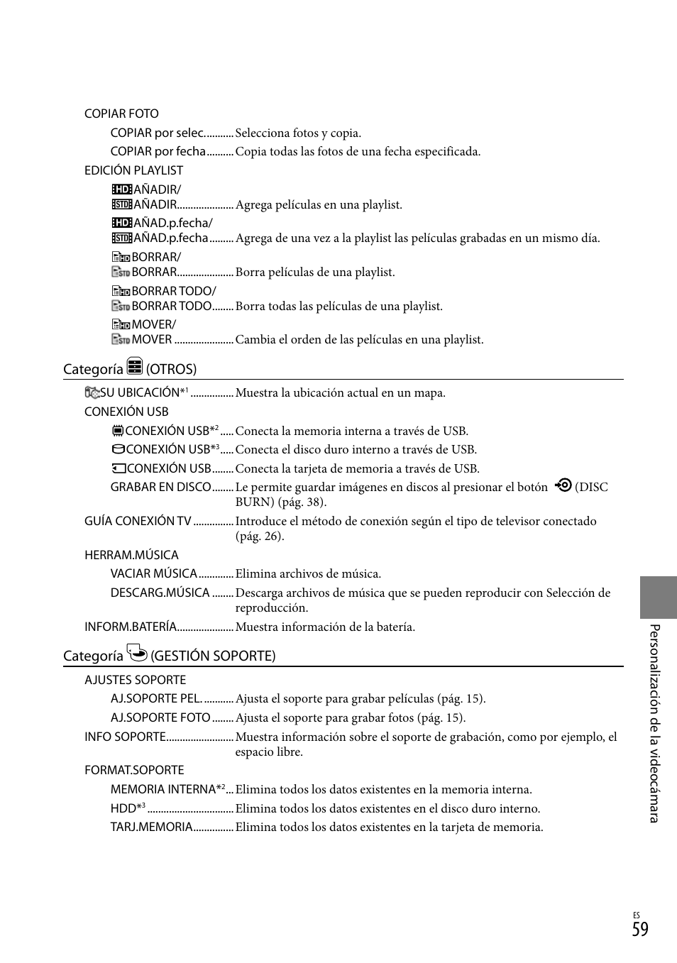 Sony HDR-CX300 User Manual | Page 135 / 155