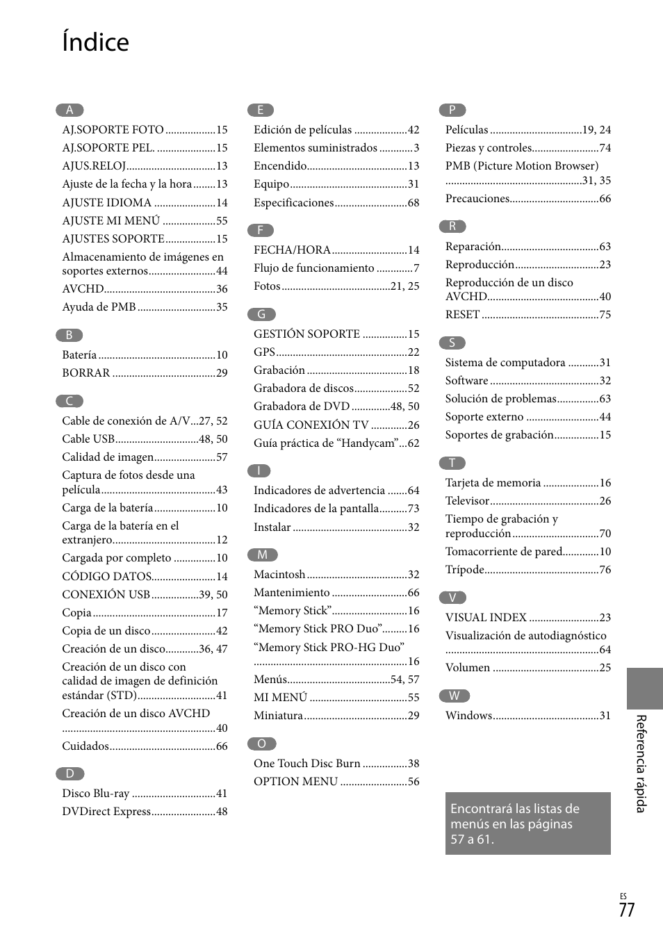 Índice | Sony HDR-CX300 User Manual | Page 153 / 155