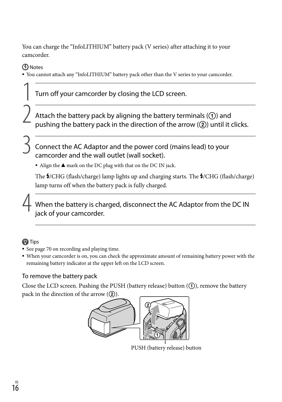 Sony HDR-CX300 User Manual | Page 16 / 155