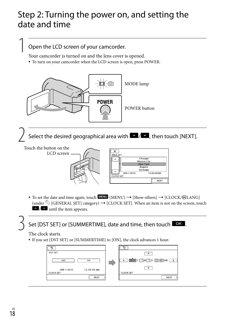 Sony HDR-CX300 User Manual | Page 18 / 155