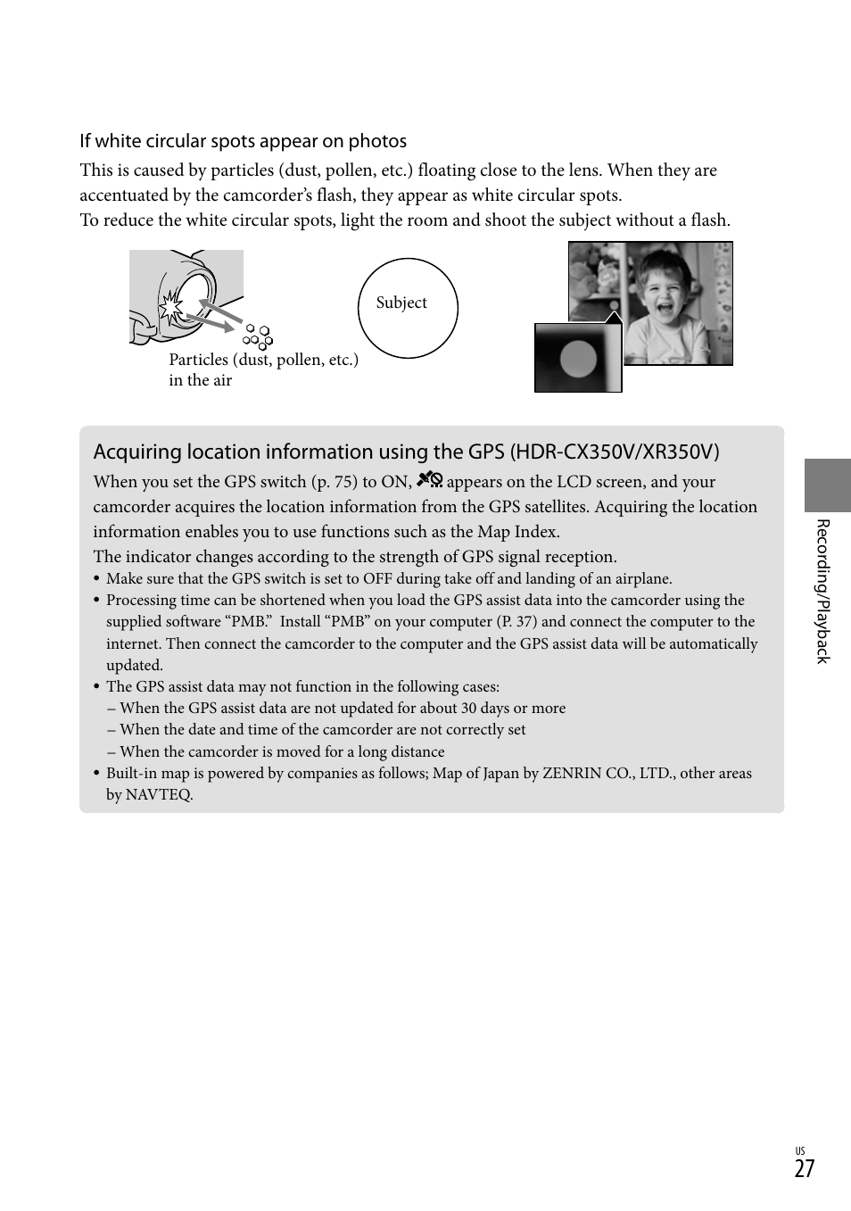 Sony HDR-CX300 User Manual | Page 27 / 155