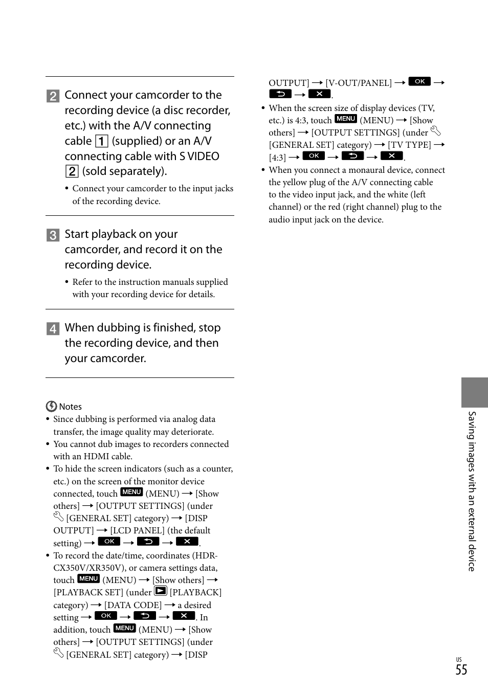 Sony HDR-CX300 User Manual | Page 55 / 155