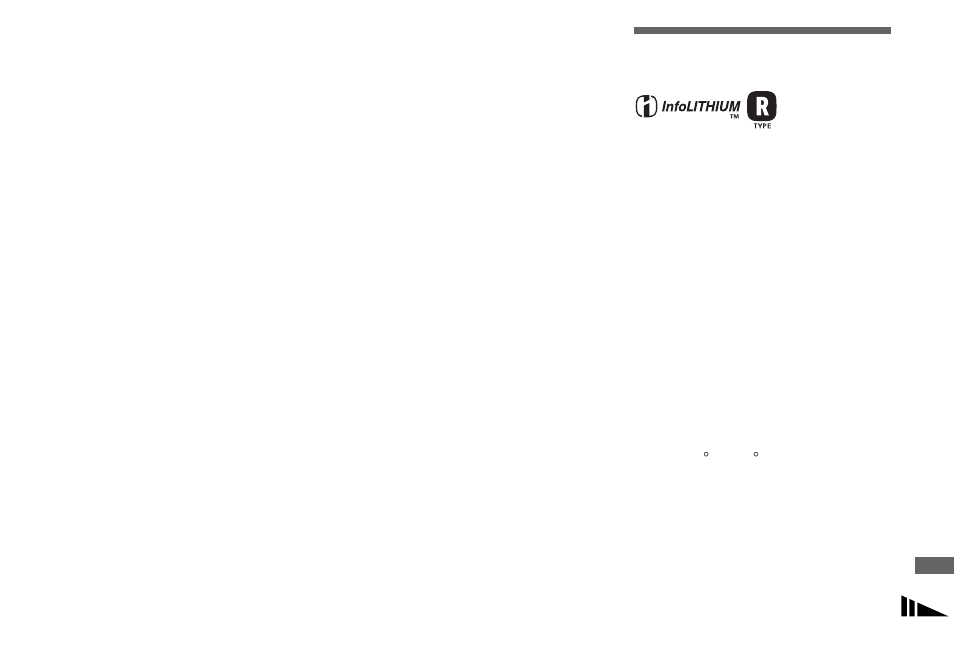 The “infolithium” battery pack | Sony DSC-F88 User Manual | Page 121 / 132