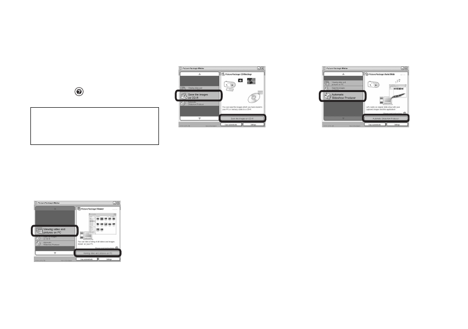 Using “picture package | Sony DSC-F88 User Manual | Page 96 / 132