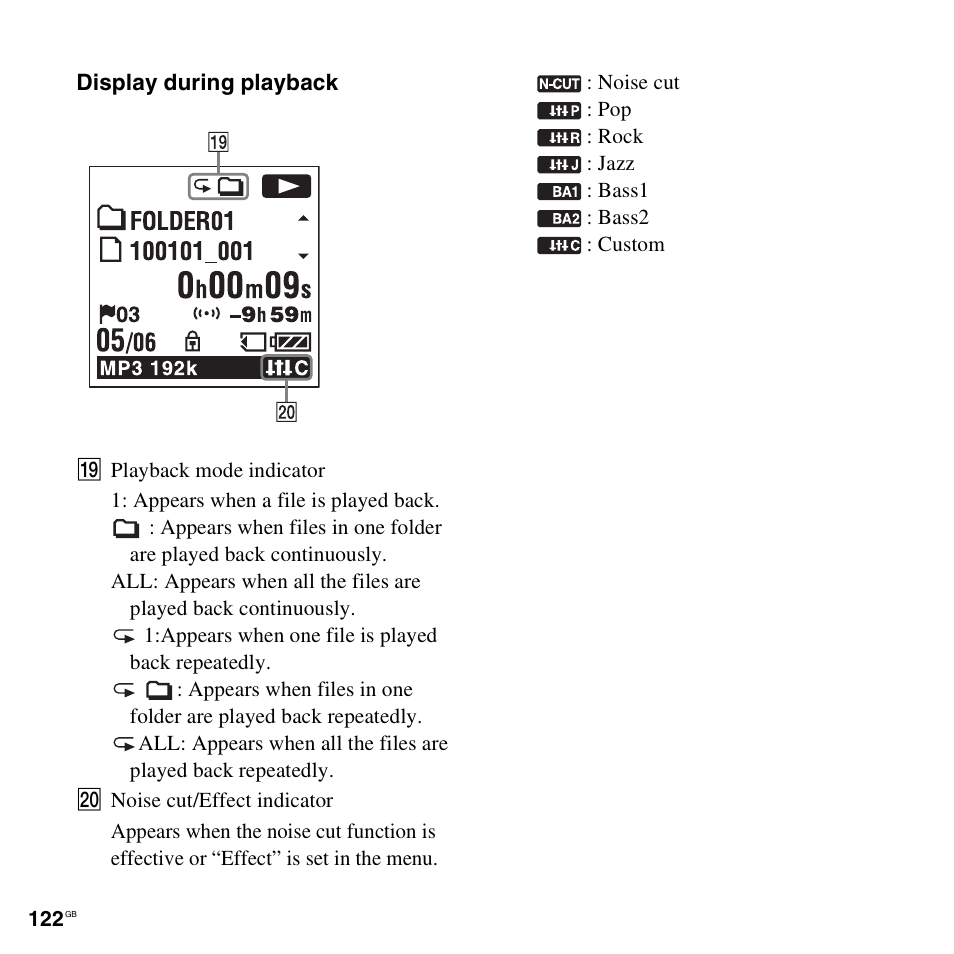 Sony ICD-UX512BLK User Manual | Page 122 / 128