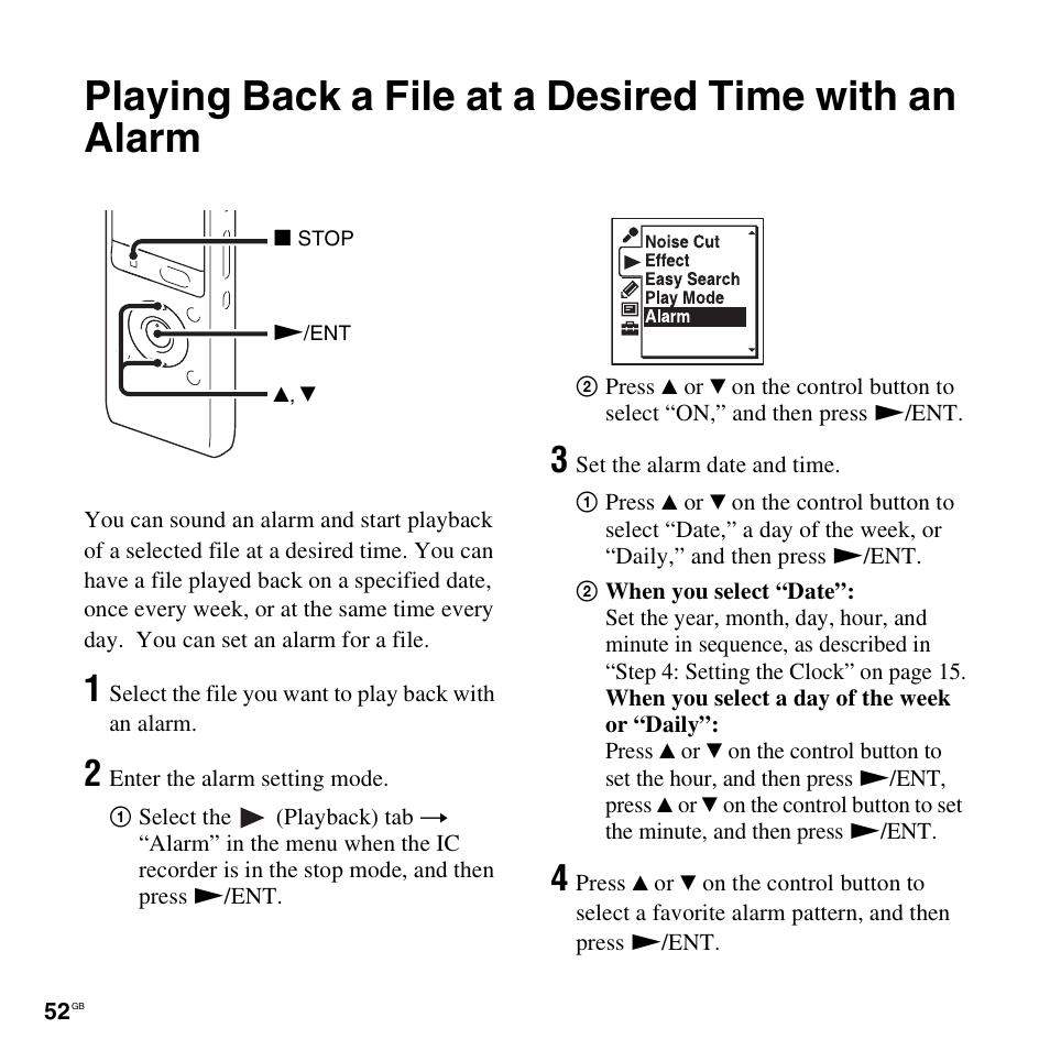 Sony ICD-UX512BLK User Manual | Page 52 / 128