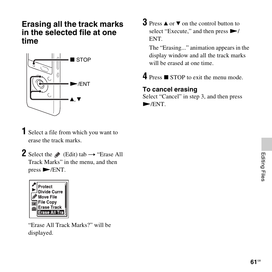 Sony ICD-UX512BLK User Manual | Page 61 / 128