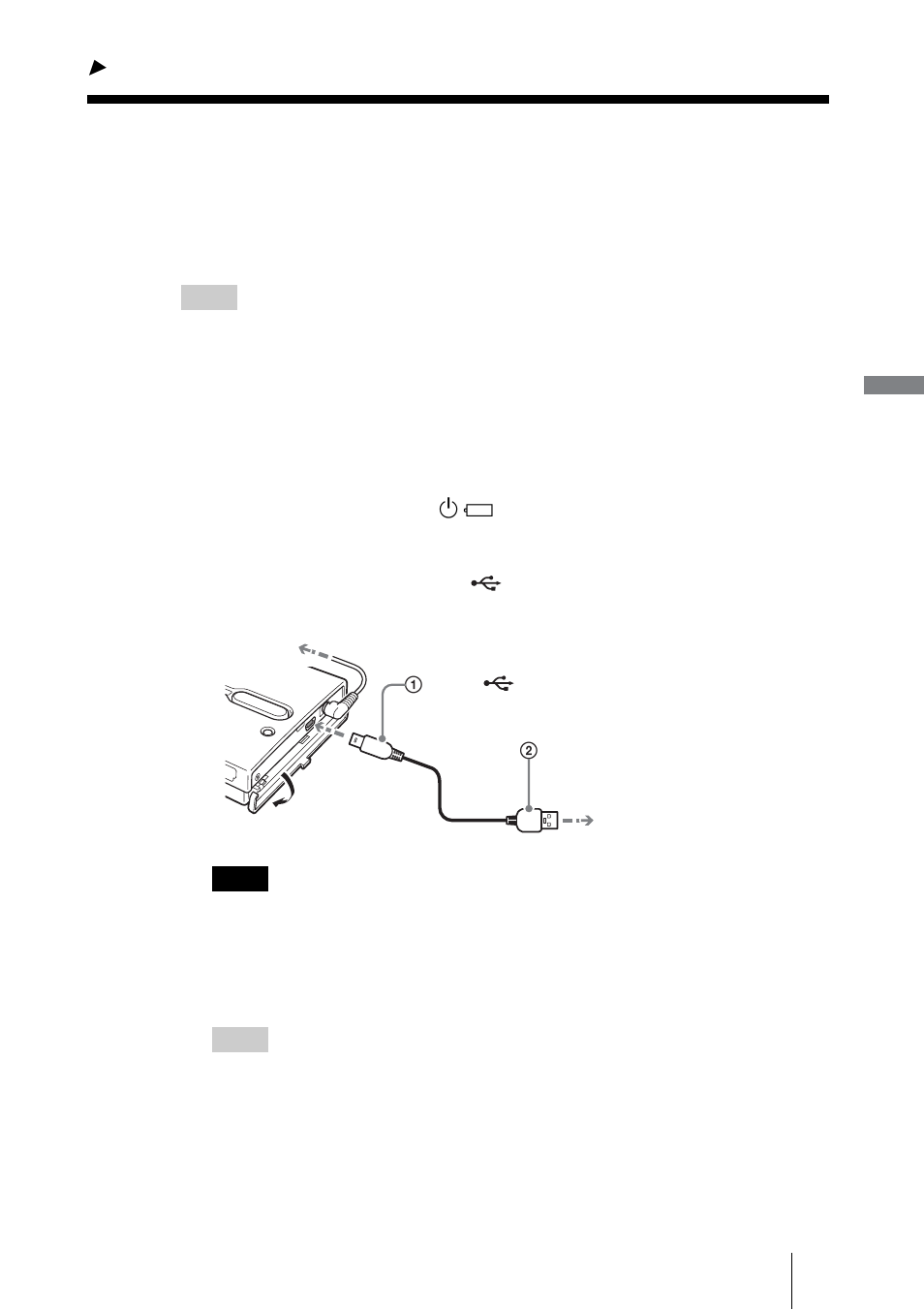 Connecting to a computer, Preparing the hdd photo storage and computer | Sony HDPS-M1 User Manual | Page 23 / 46