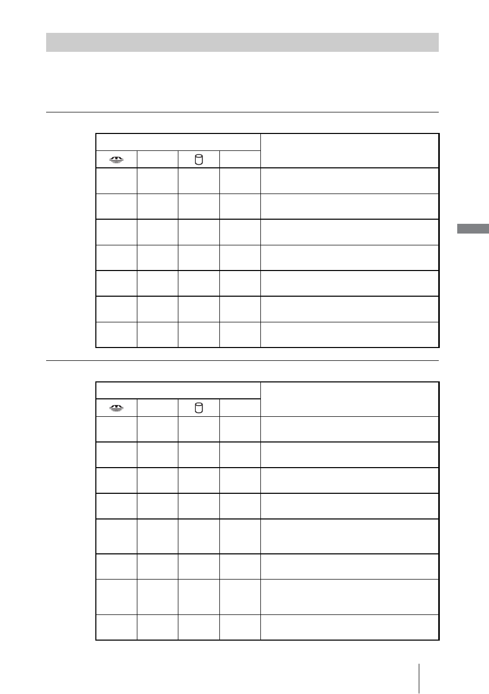 Error indications | Sony HDPS-M1 User Manual | Page 45 / 46