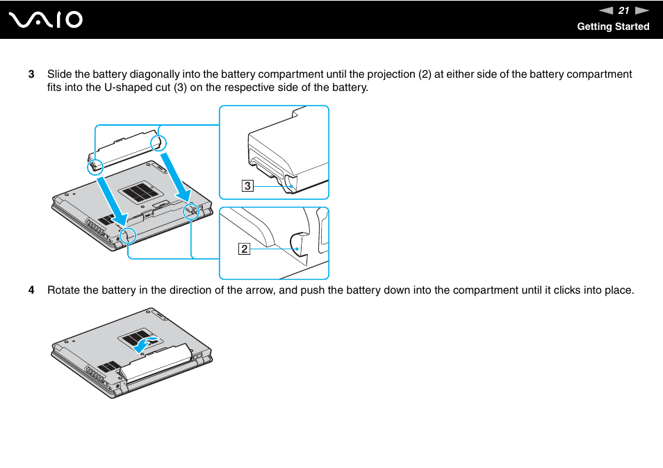 Sony VGN-AX570G User Manual | Page 21 / 237