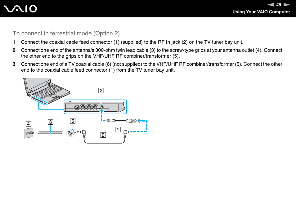 Sony VGN-AX570G User Manual | Page 46 / 237