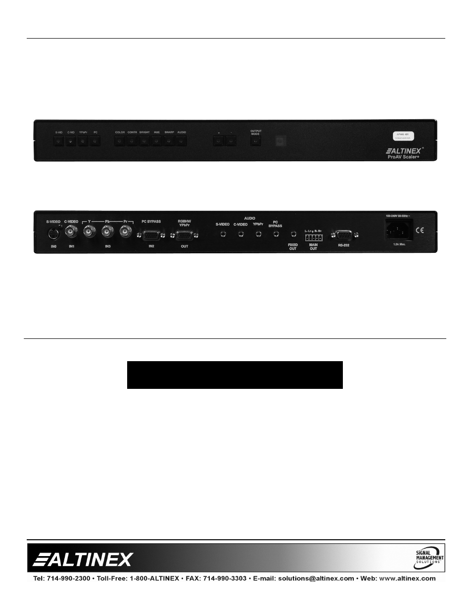 Altinex AP445-401 User Manual | 17 pages