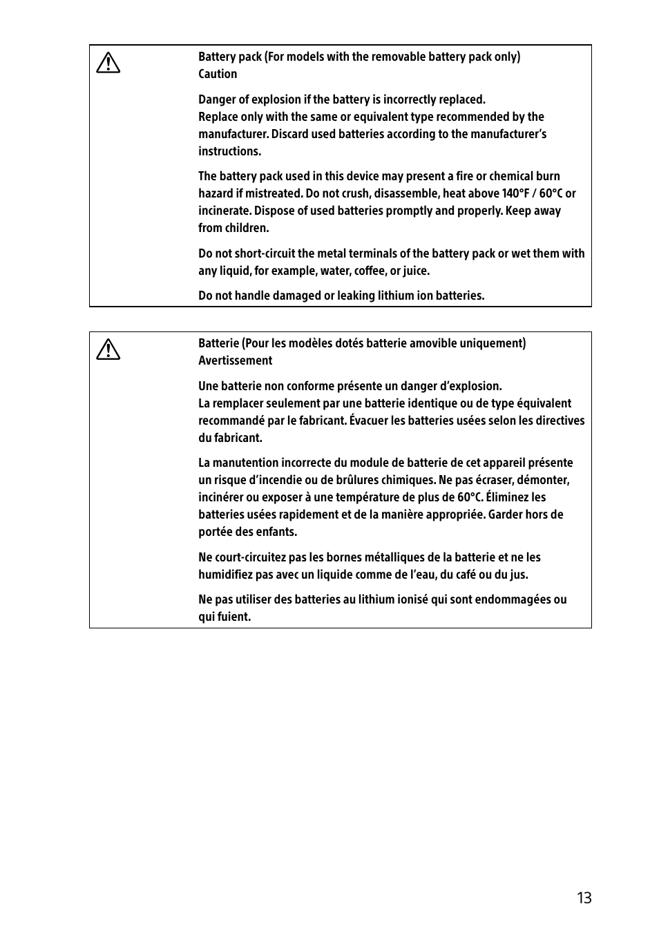 Sony SVP112190X User Manual | Page 13 / 32