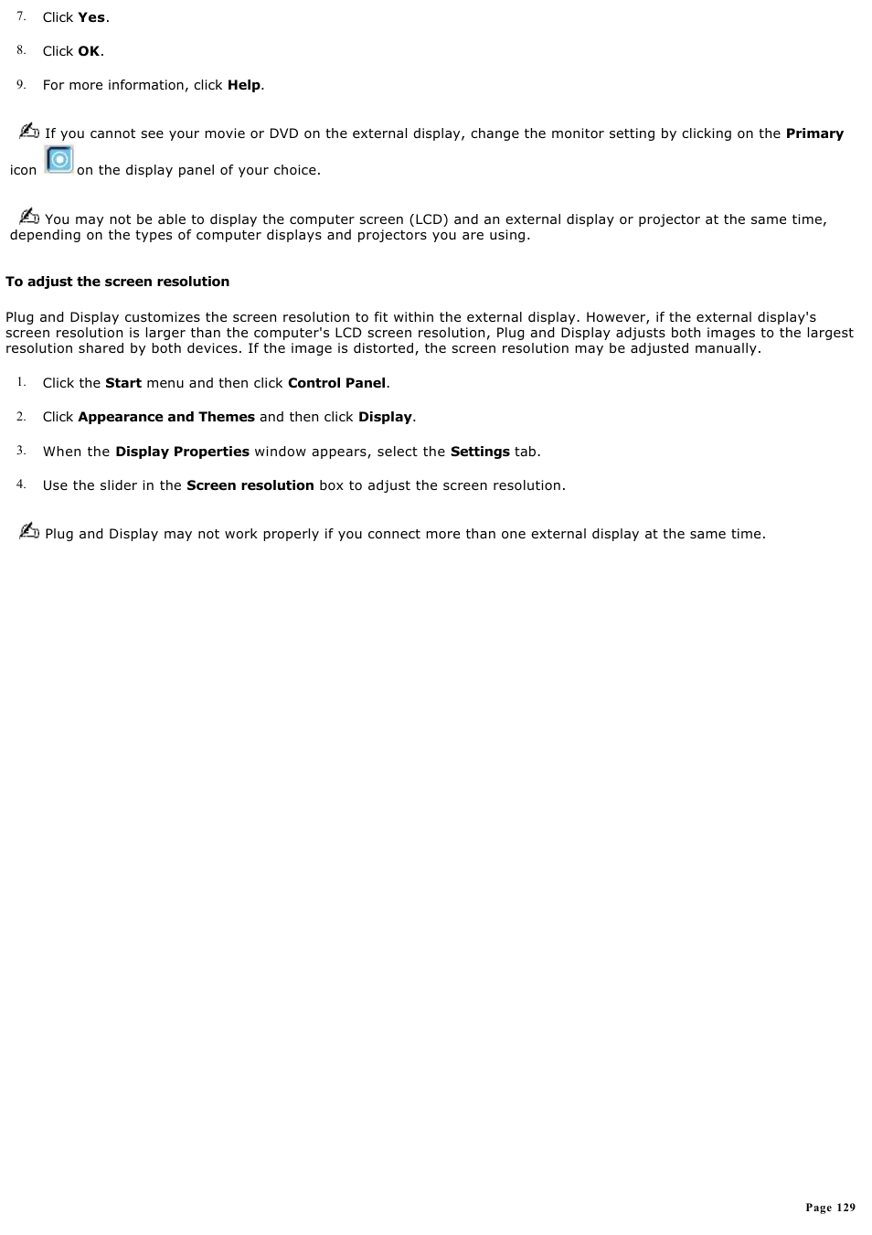 Sony VGN-S170P User Manual | Page 129 / 228