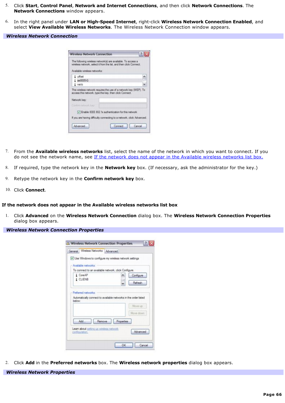 Sony VGN-S170P User Manual | Page 66 / 228