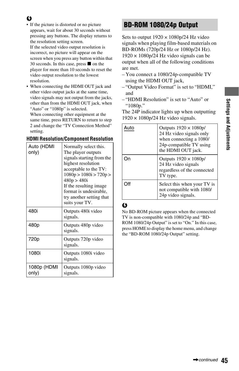 Sony BDP-S550 User Manual | Page 45 / 83