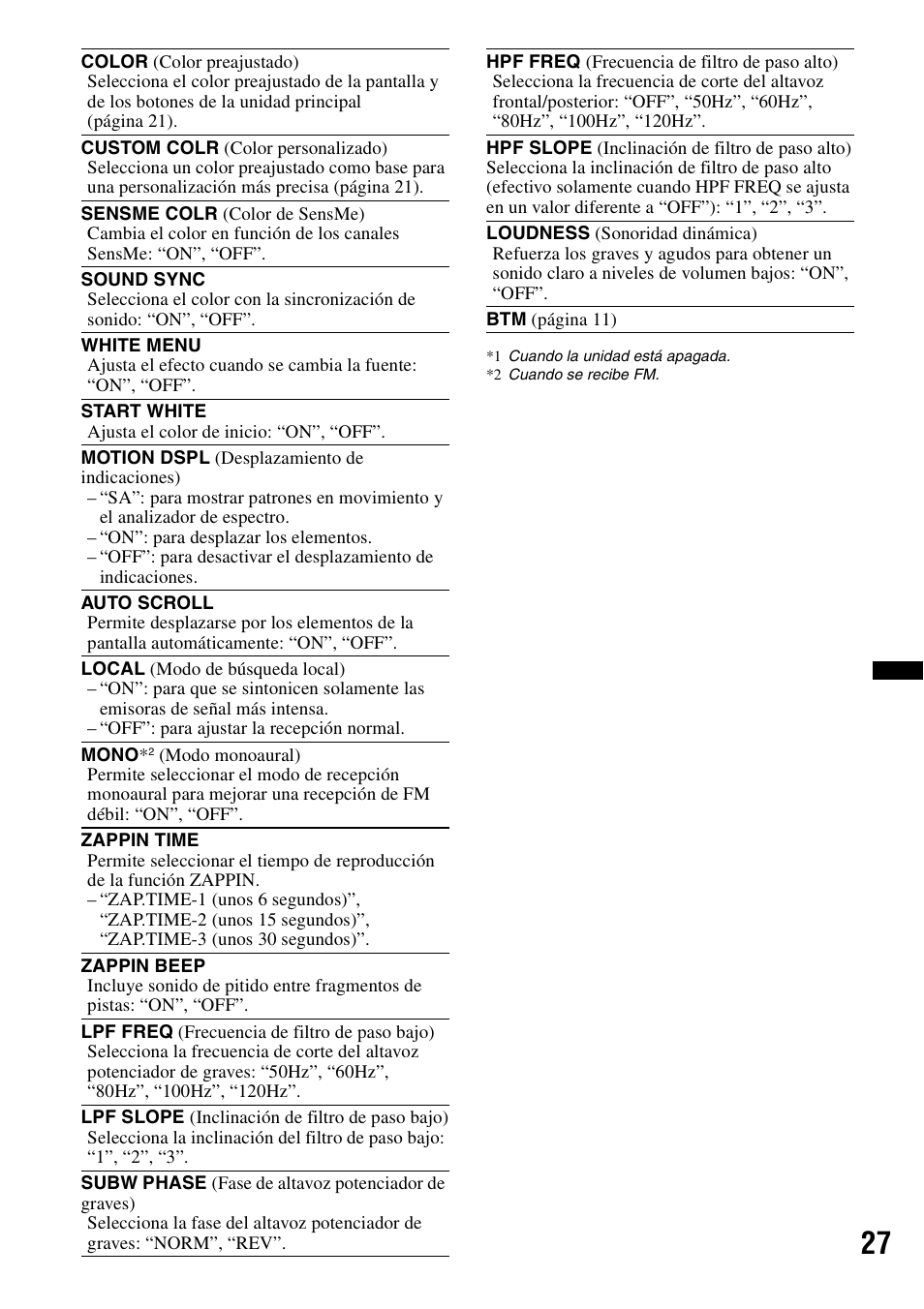 Sony CDX-GT65UIW User Manual | Page 57 / 68
