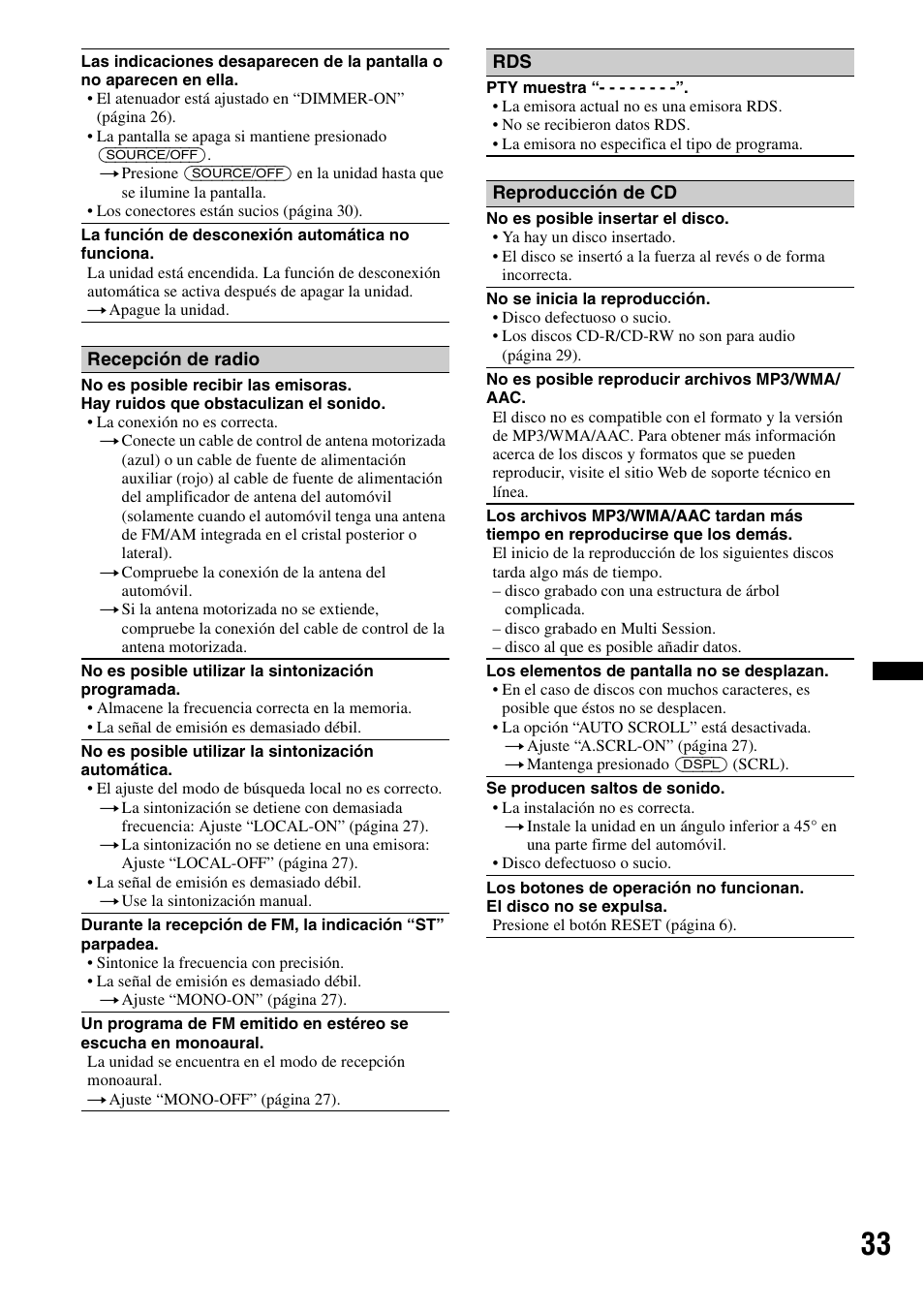 Sony CDX-GT65UIW User Manual | Page 63 / 68