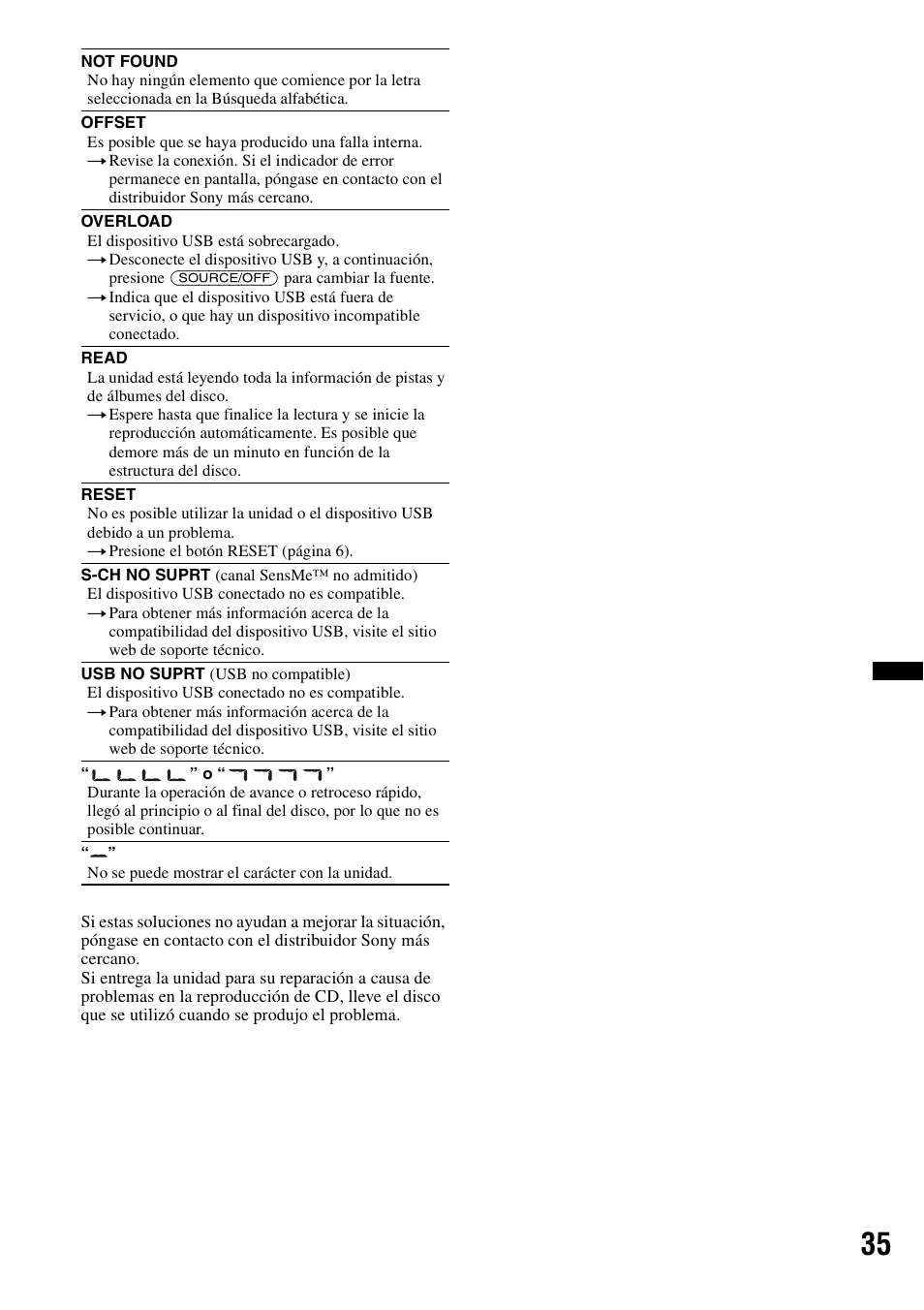 Sony CDX-GT65UIW User Manual | Page 65 / 68