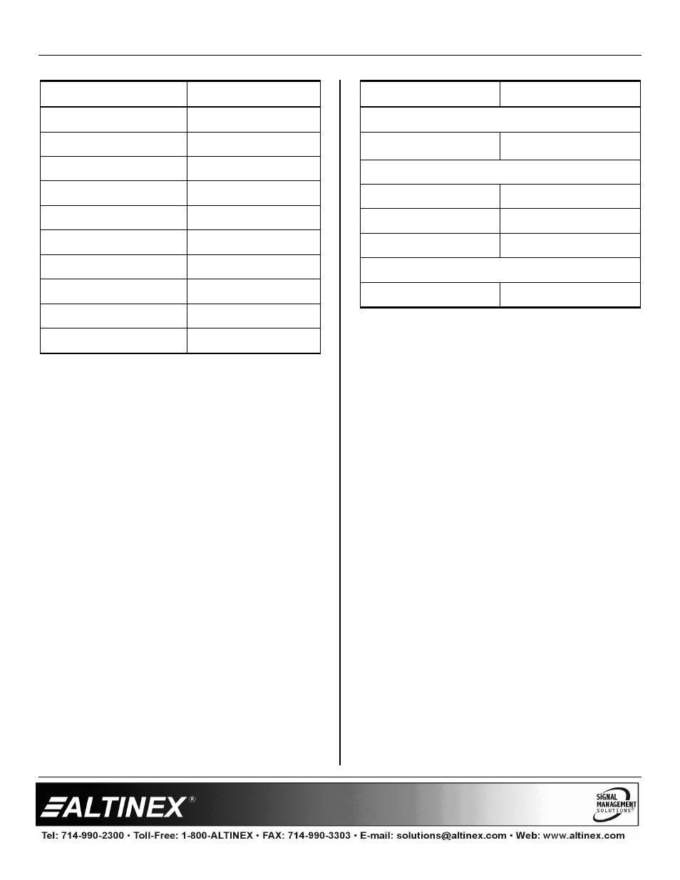 Special application | Altinex DS801-111 User Manual | Page 5 / 10