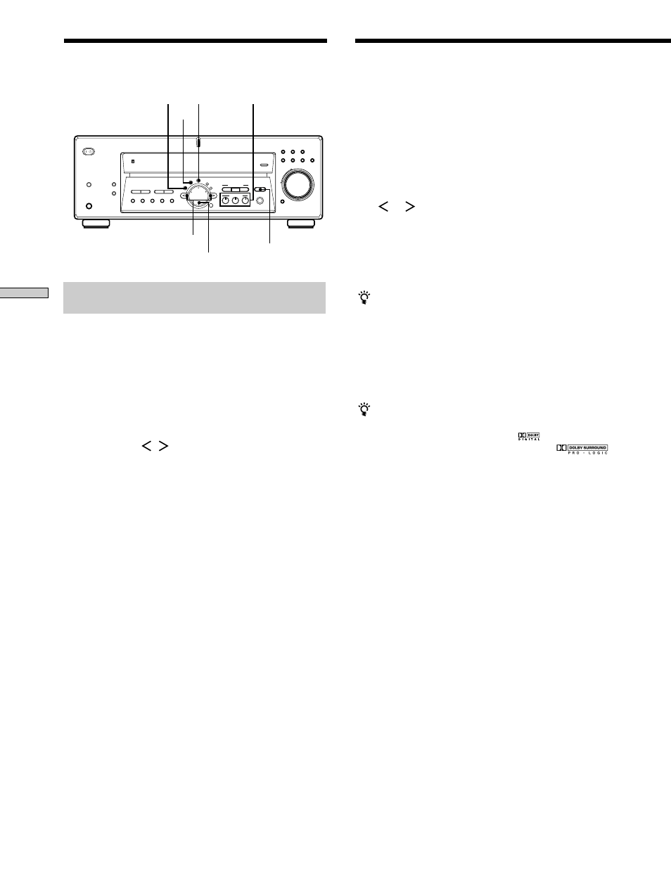 Selecting a sound field 26, Selecting a sound field, Enjoying surr ound sound | Sony STR-K502P User Manual | Page 26 / 54