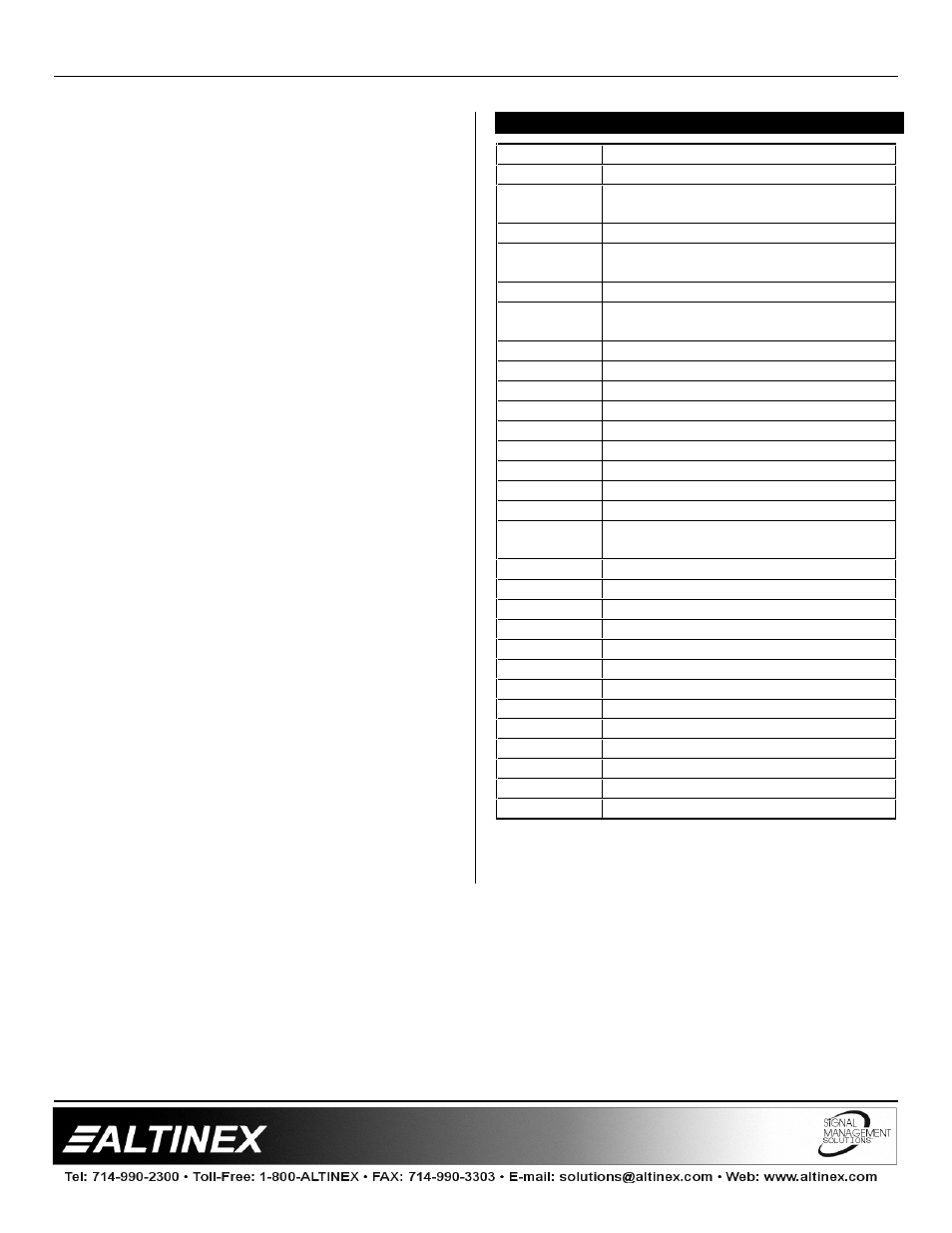 Switchers | Altinex MX2436RM User Manual | Page 13 / 15