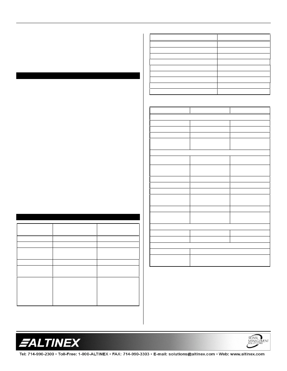 Switchers | Altinex MX2436RM User Manual | Page 4 / 15