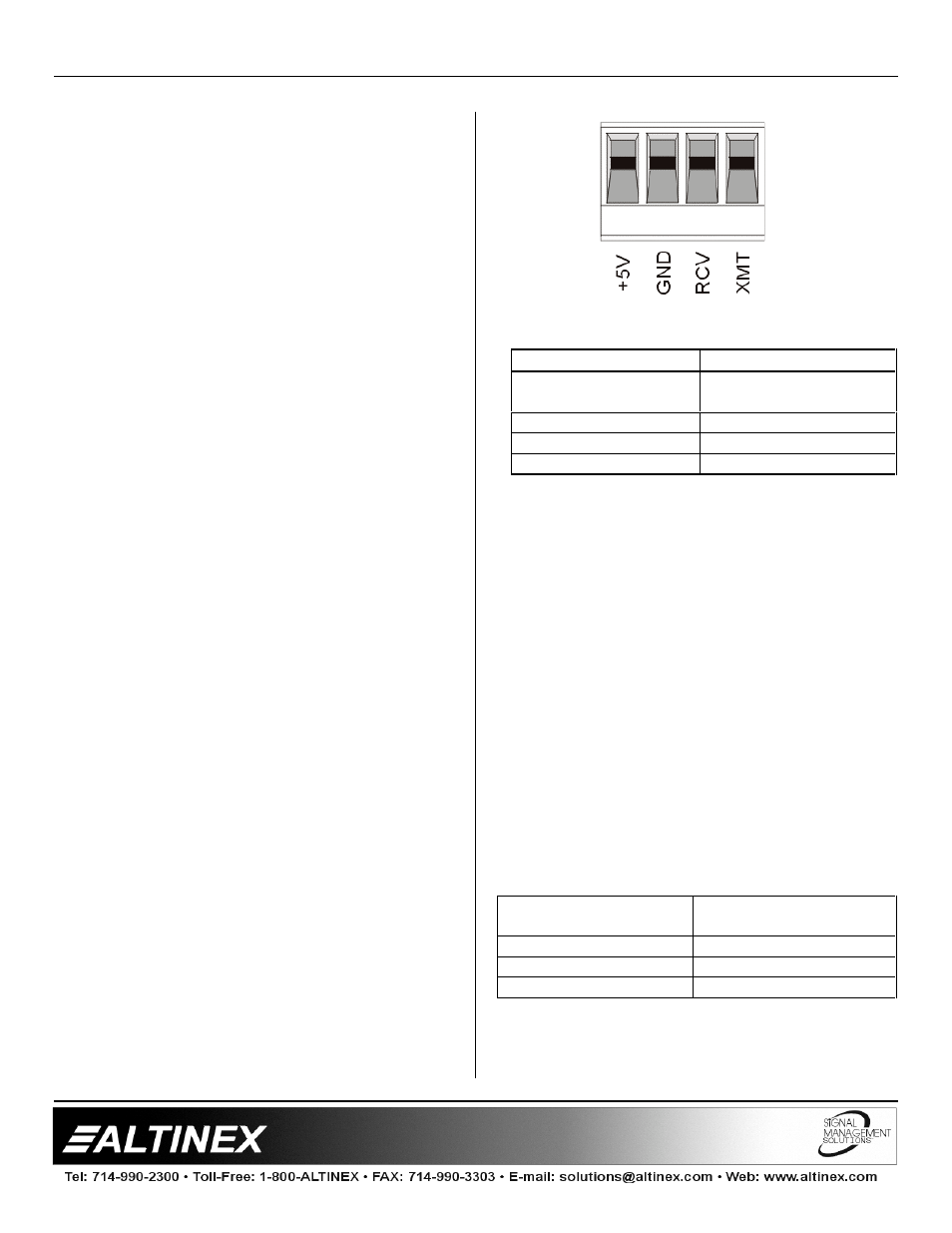 Switchers | Altinex MX2436RM User Manual | Page 9 / 15