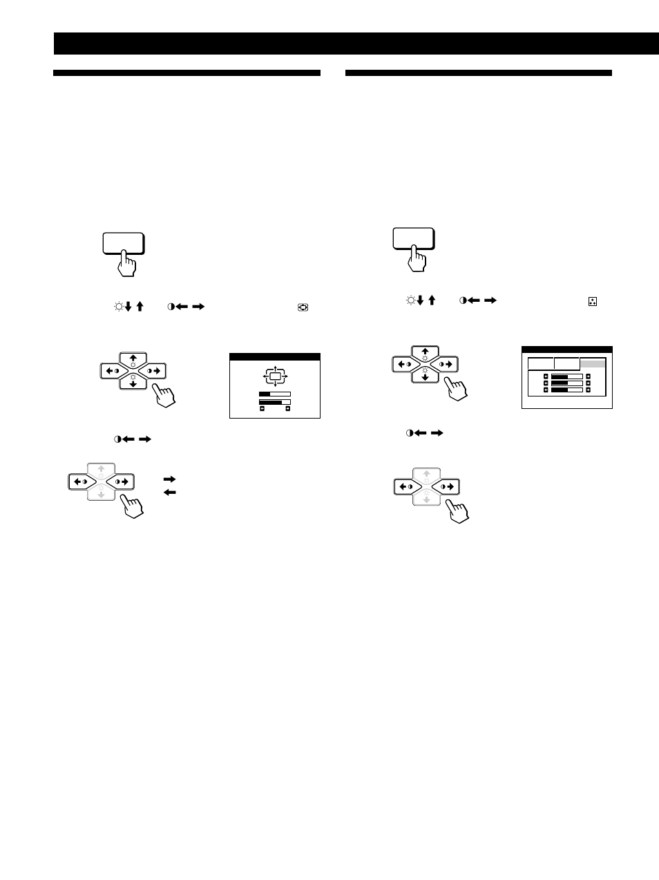 Using the color on-screen display, Using the zoom on-screen display, Customizing your monitor | Sony CPD-520GS User Manual | Page 12 / 64