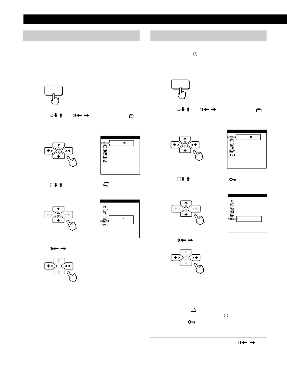 Customizing your monitor locking the controls, Setting the power saving delay time | Sony CPD-520GS User Manual | Page 16 / 64