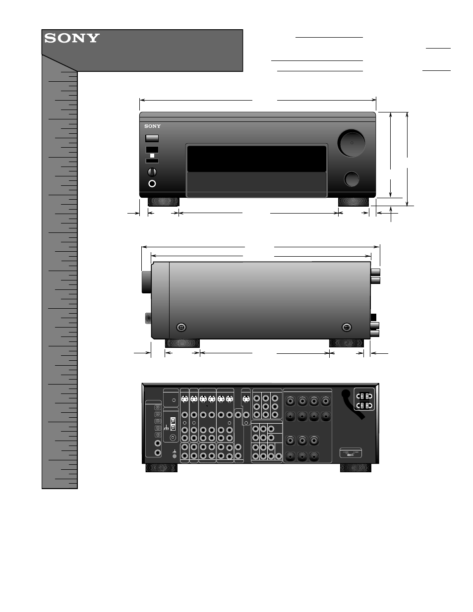 Sony STR-V444ES User Manual | 1 page